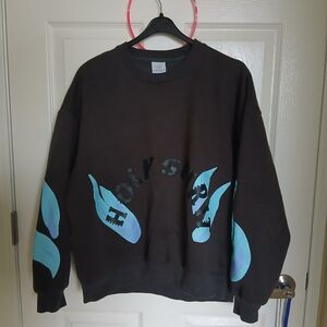 Kanye West Ye Holy Spirit Sunday Service Crewneck Pullover Puff Print
